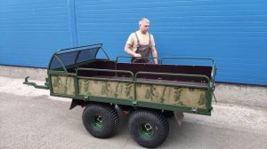 Прицеп для квадроцикла грузопассажирский "ВАНЁК-ТАКТИК"