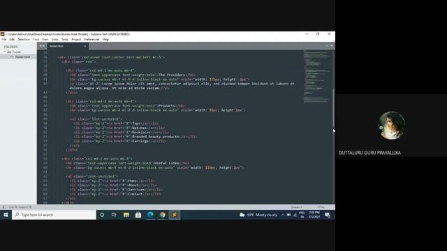 Bootstrap 5 Responsive Footer for websites |Awesome social media icons|Html and Bootstrap 5 смотреть онлайн