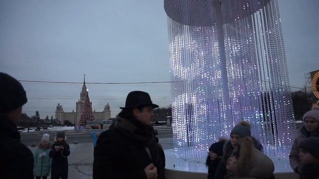 Новогодняя обзорная экскурсия по Москве смотреть онлайн