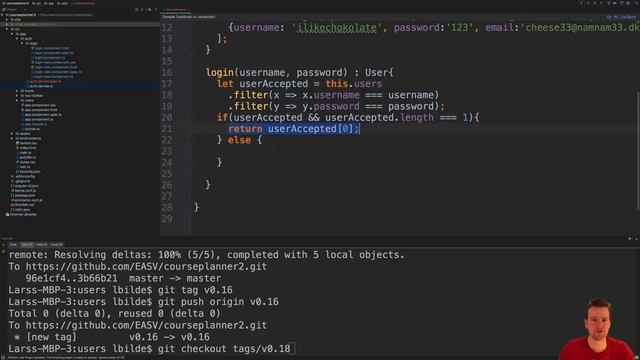 Moving auth responsibility from the LoginComponent to the auth service смотреть онлайн