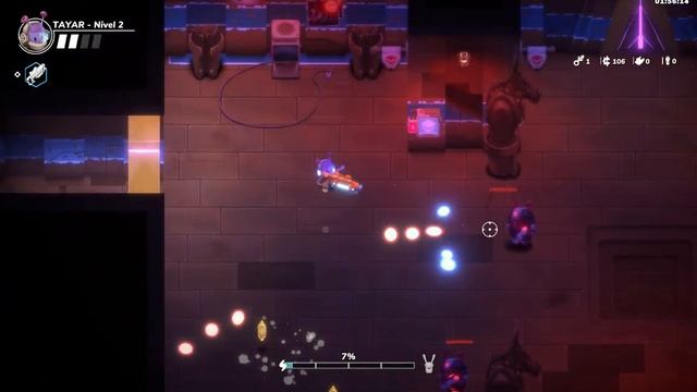 Bibots - PC gameplay - 3d top down roguelite shooter смотреть онлайн