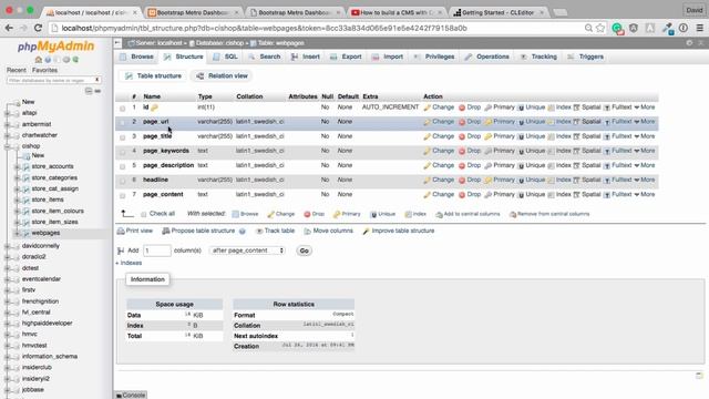 Build an online shop with Codeigniter - part 37: The CMS part 2 смотреть онлайн