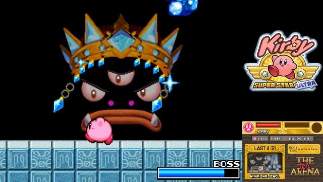 Kirby Super Star Ultra - The TRUE Arena - No Damage + No Copy Ability 100% Walkthrough смотреть онлайн
