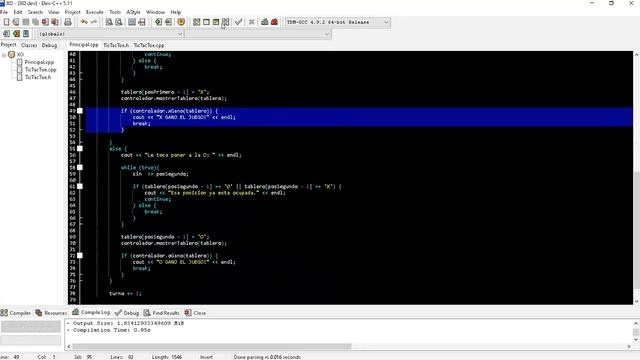 Tutorial - Como crear un TicTacToe / X O en C++ (POO) - Parte Final смотреть онлайн