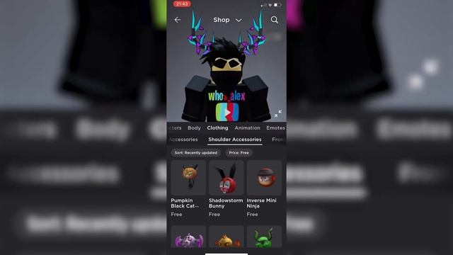 How to get Pumpkin Black Cat Shoulder Pal | Roblox [iOS ONLY] смотреть онлайн