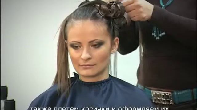 Вечерние прически от Е.Филоненко.часть3 смотреть онлайн