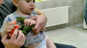 Давид на плановом осмотре у педиатра. Прививка.