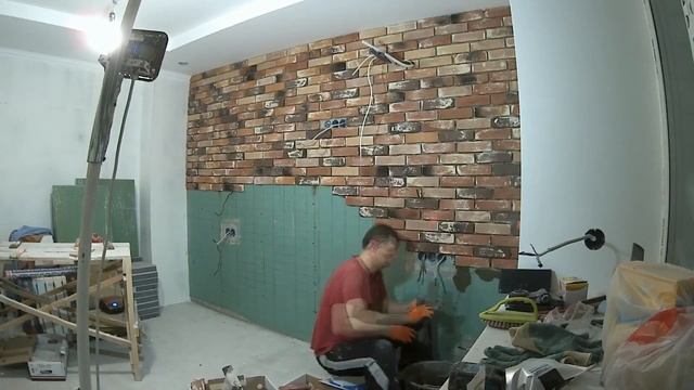 Укладка искусственного камня .White Hills Лондон Брик микс. Серия 23. #Искусственныйкамень смотреть онлайн