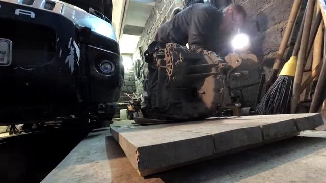 демонтаж CVT DELICA D:5 CVTデリカdの解体：5 DIY смотреть онлайн