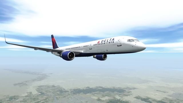 Microsoft Flight Simulator X - Delta 757 to San Diego смотреть онлайн