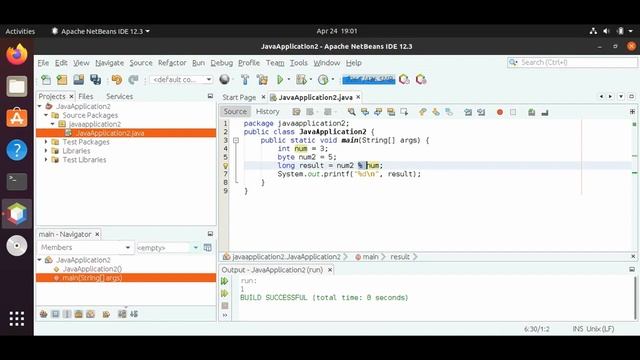 Java Tutorial - Arithmetic Operations смотреть онлайн