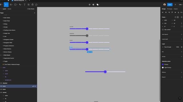 How to Design Slider Components in Figma | Material Design Slider Component Tutorial смотреть онлайн