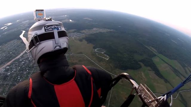 День города Верхотурье прыжок с паралёта. смотреть онлайн