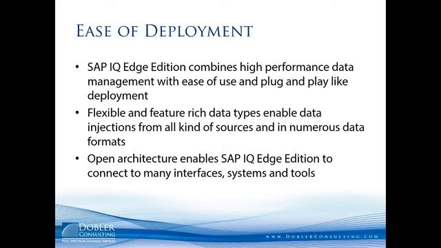 SAP IQ Edge – The Affordable High Performance Analytical Database Engine смотреть онлайн