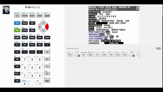 TI-84 CE Tutorial 12 Graph Display Setting Thick, Dot Thick, Thin, and Dot Thin Modes смотреть онлайн