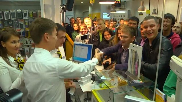 Билайн Старт продаж iPhone6 Казань октярбрь 2014 смотреть онлайн