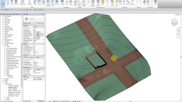 How To Do A Sidewalk With Curb/kerb On A Topography In REVIT