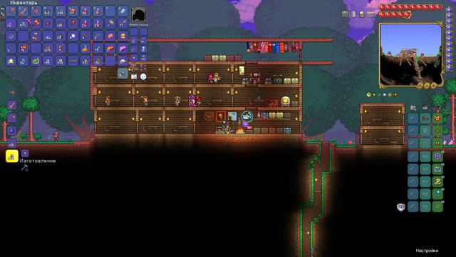 Terraria 1.4.1.2 новое прохождение. Копаю руды в пещерах #15 смотреть онлайн