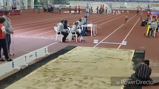 Анастасия Кукушкина Прыжки в длину на Первенстве России U-18 Л/а многоборье 5,95, 5,98 и 6,12 м. ЛР смотреть онлайн