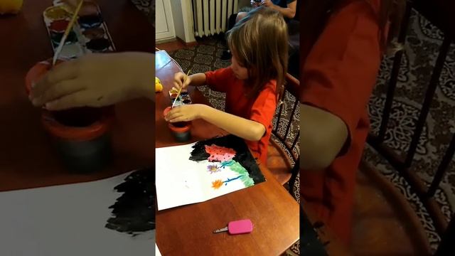 учимся рисовать красками, рисование дома смотреть онлайн