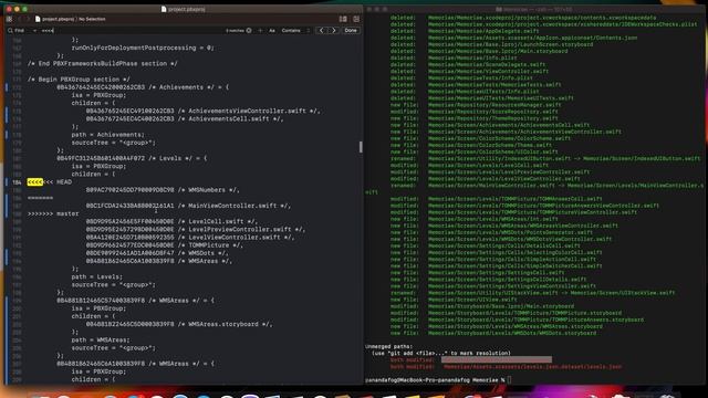 How to solve merge conflicts in .pbxproj (Xcode) смотреть онлайн