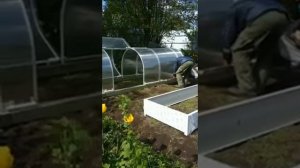 Парник кабриолет со сдвижными крышками