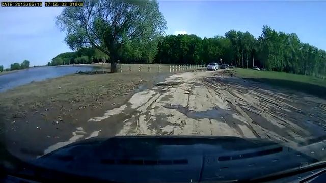 Брод УАЗ Патриот вид из салона (1) смотреть онлайн