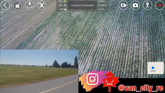 LSRC S6S Mini Brushless GPS Drone, Range Test смотреть онлайн
