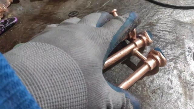 #workekshop МЕДЬ И СТЕКЛО. Ручки для мебели. COPPER & GLASS Creation of handmade furniture fittings смотреть онлайн