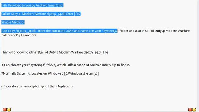 d3dx9_43.dll [FIX] [Call of Duty 4] [Modern Warfare] | 100% Working смотреть онлайн