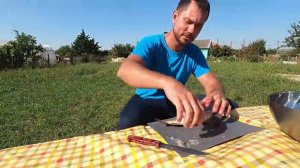 Рыбалка и жареная рыба на садже.