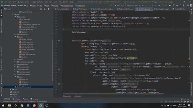 Firebase push notification android (FirestoreChatApp) part 2/5 смотреть онлайн