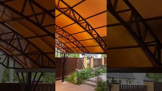 Навес для автомобилей Спецкаркас