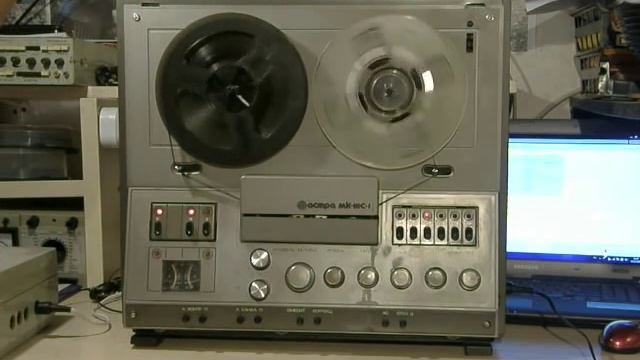 Магнитофон АСТРА мк-111С-1 (СССР) reel tape recorder смотреть онлайн
