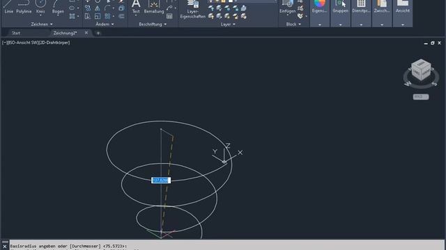 Spirale AutoCAD смотреть онлайн