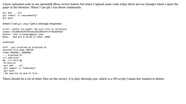 DevOps & SysAdmins: openshift git not working смотреть онлайн