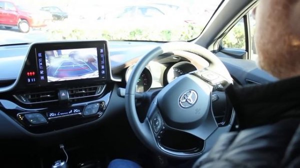 Toyota Intelligent Parking Assist self-parking system in the C-HR