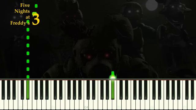 ALL Five Nights at Freddy’s Songs On Piano смотреть онлайн