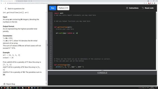 Facebook interview question: greedy algorithms: slow sums смотреть онлайн