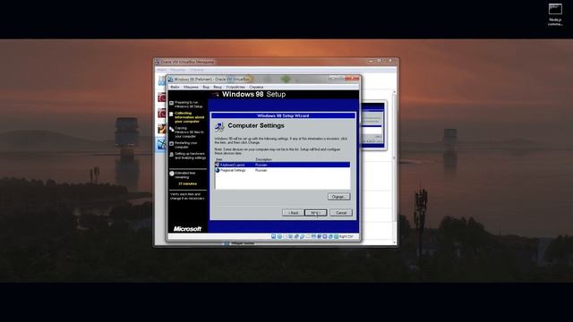 Installing Windows 98 SE on Oracle VM VirtualBox смотреть онлайн
