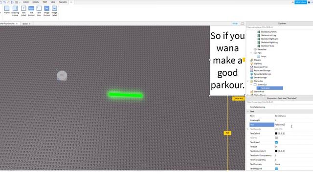 How to make a Parkour | Roblox Studio Building смотреть онлайн