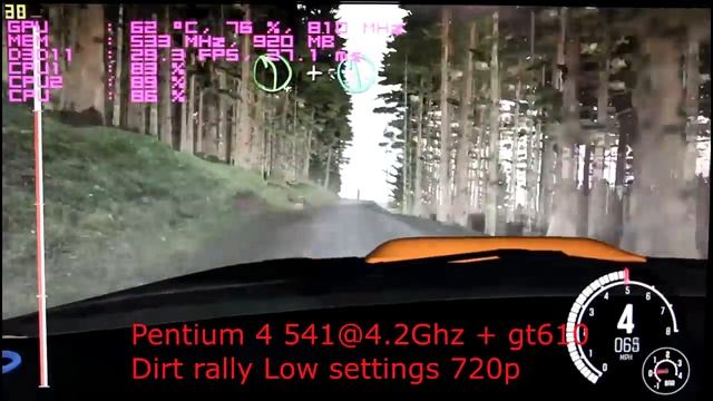 Intel Pentium 4 541(3.2)@4.2Ghz + Nvidia GT610 low settings 720p in 16 games смотреть онлайн