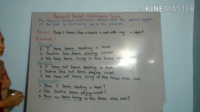 12 & 11 Sci & Com (Eng Med) English - Present Perfect Continuous Tense -10 смотреть онлайн