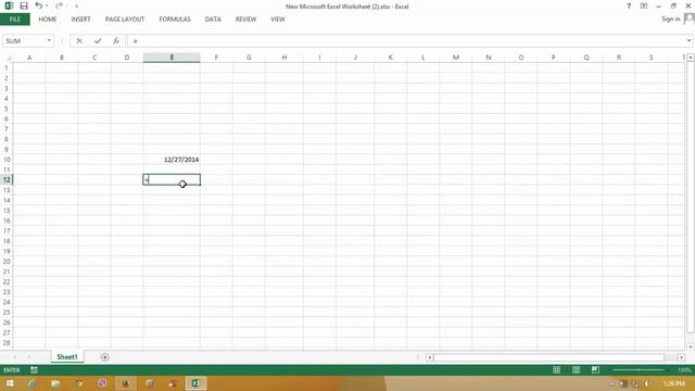 How to Add Current Date and Time Stamp in Excel смотреть онлайн