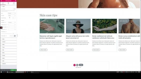 Design a Offset Post Carousel with Elementor Pro & Elementor Extras