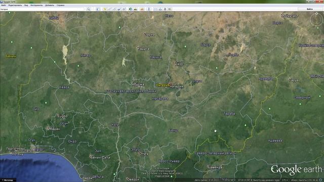 Нигерия на карте мира