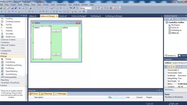 Load data into ListBox From Sql Server Database Using Visual Basic .Net смотреть онлайн