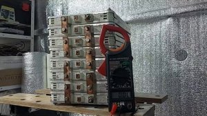 аккумулятор из ячеек Ниссан лиф с  грузового электромотоцикла ставлю в солнечную систему в гараже