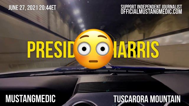 Driving in a tunnel back to DC President Trump’s Save America Rally Ohio Police Cars on the road смотреть онлайн