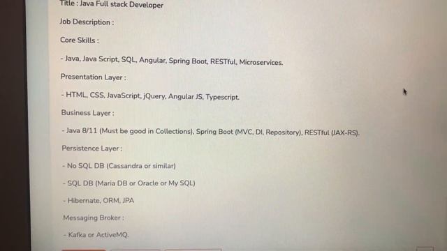 Java Full Stack Developer Topic || Spring Boot React Databases || смотреть онлайн